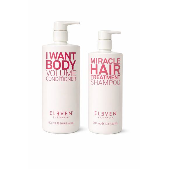 ELEVEN Australia Other - ELEVEN I Want Body Conditioner 16.9 Fl.oz + Miracle Shampoo 10.1oz